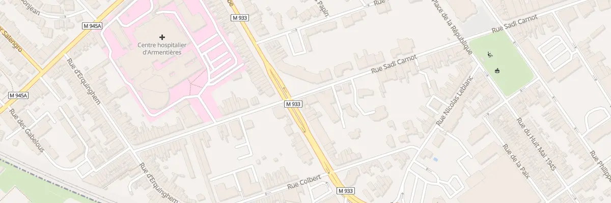 Plan du 109 Rue Sadi Carnot à Armentières