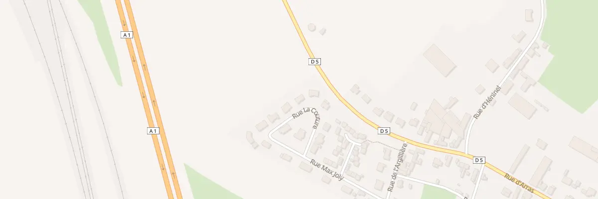 Plan du 12 Rue de la Couture à Croisilles