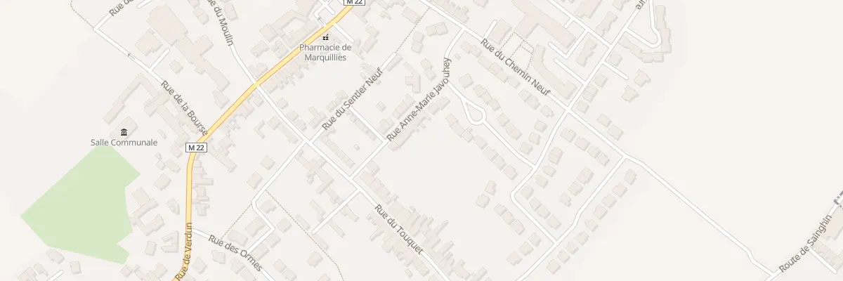 Plan du 86 Rue Anne-Marie Javouhey à Marquillies