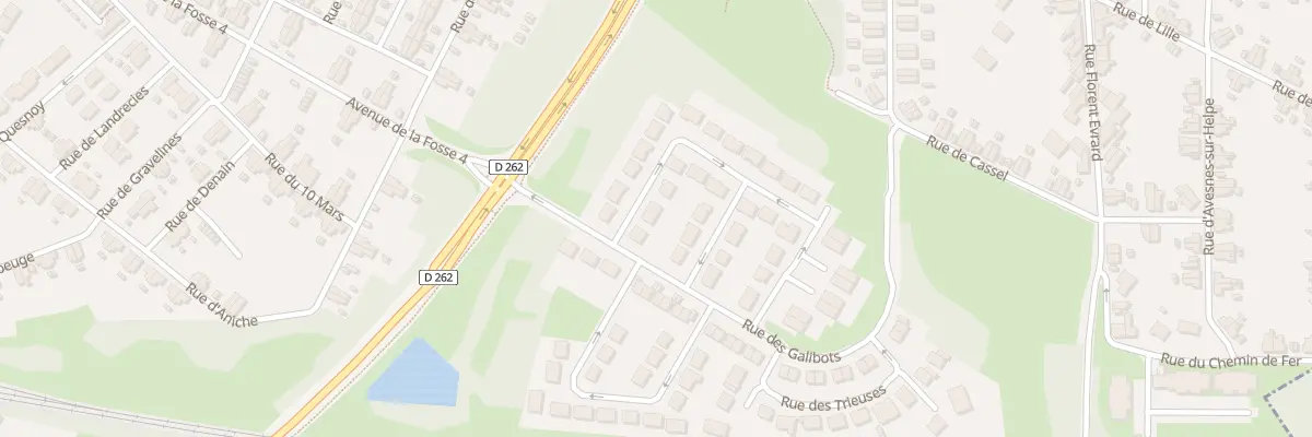 Plan du 3 Rue du Briquet à Sallaumines