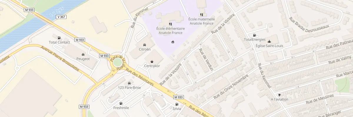 Plan du 64 Rue de la Victoire à Armentières
