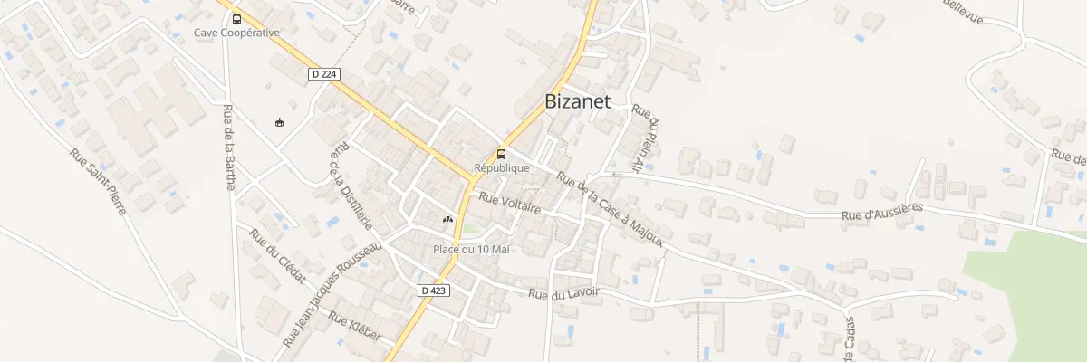 Plan du 9 Rue des Angles à Bizanet