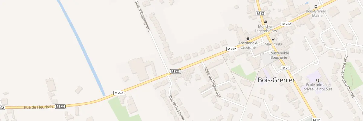Plan du 214 Rue de Fleurbaix à Bois-Grenier
