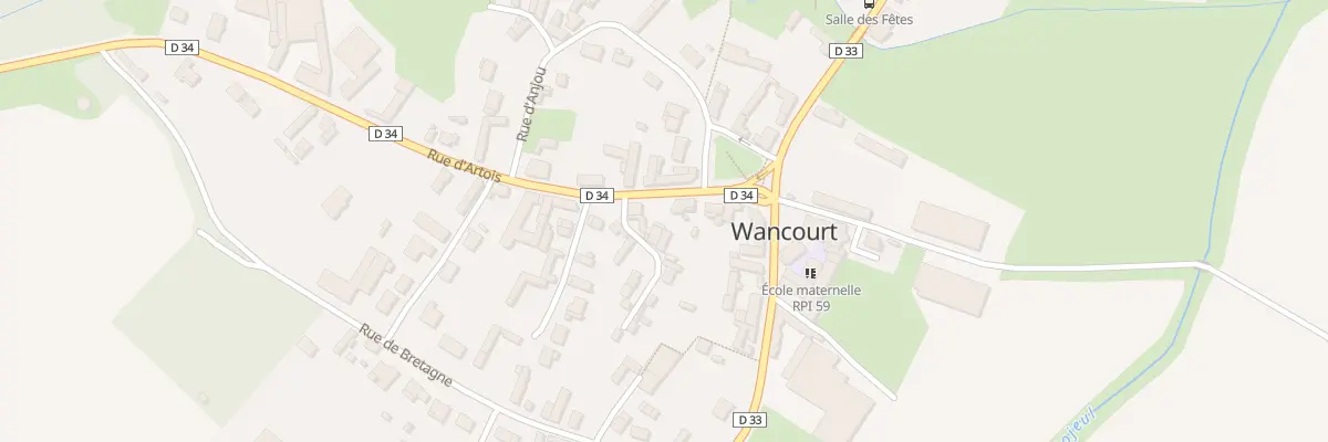 Plan du 3 Imp du Poitou à Wancourt