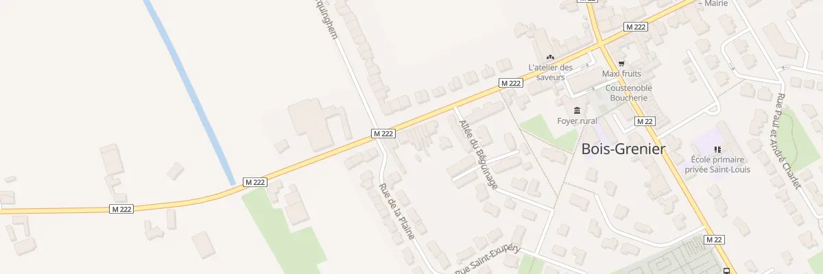 Plan du 225 Rue de Fleurbaix à Bois-Grenier