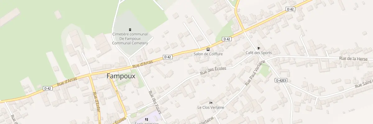 Plan du 14B Rue d’Arras à Fampoux