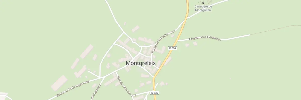 Plan du 5051 Le Bourg à Montgreleix