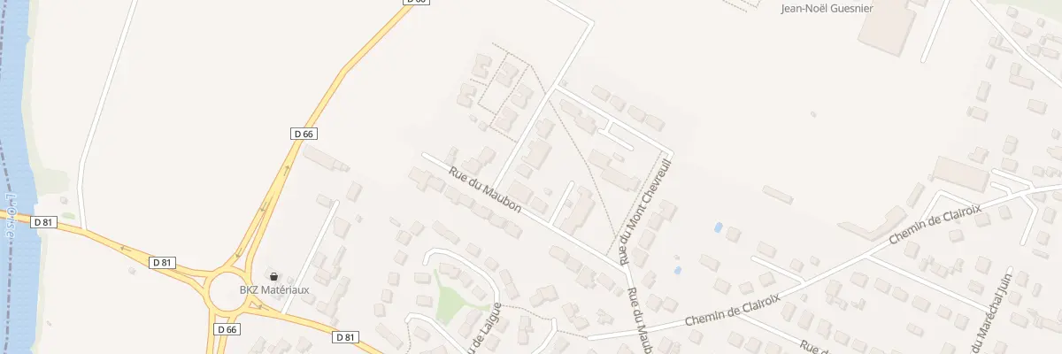 Plan du 657 Rue de l’Ancienne Soierie à Choisy-au-Bac