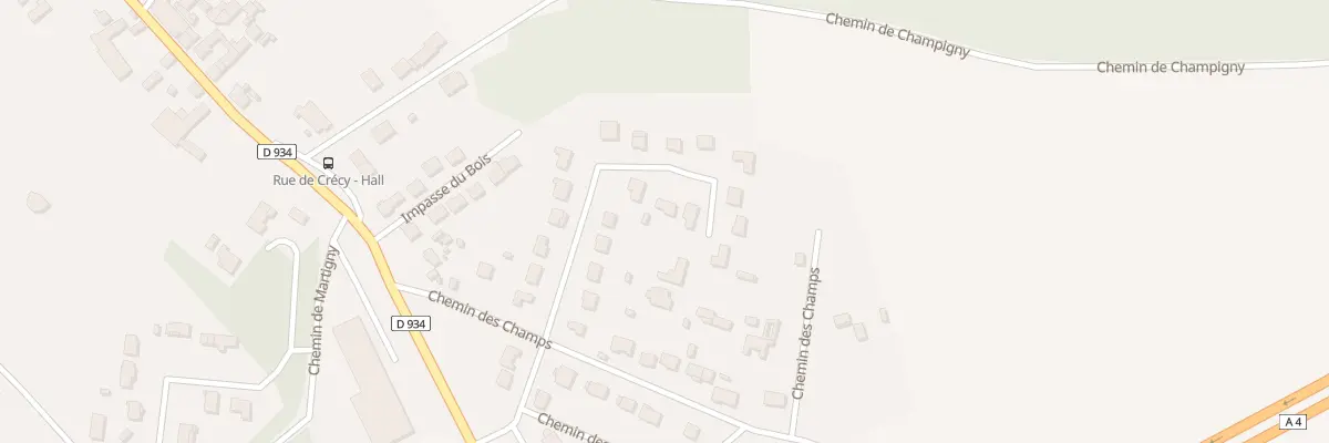 Plan du 14 Rue des Bruyeres à Couilly-Pont-aux-Dames