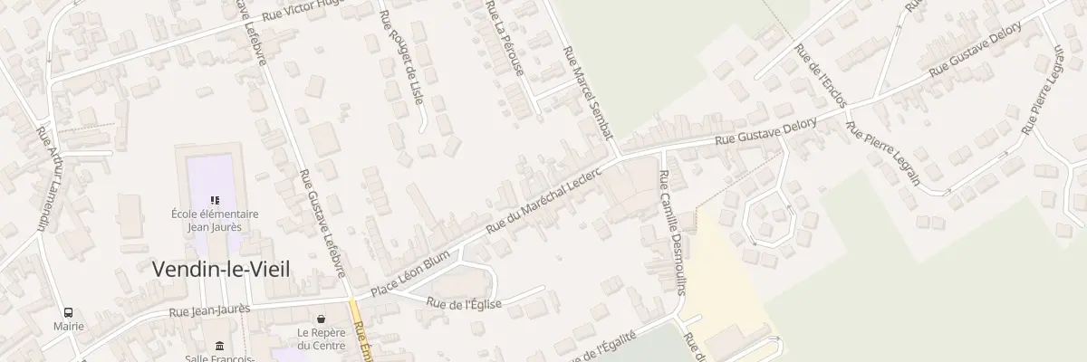 Plan du 17 Rue du Marechal Leclerc à Vendin-le-Vieil