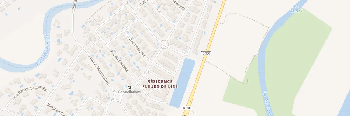 Plan du 51 Rue des Etoiles à Pollestres