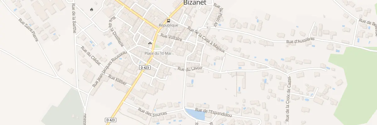 Plan du 5528 Rue du Portail Neuf à Bizanet