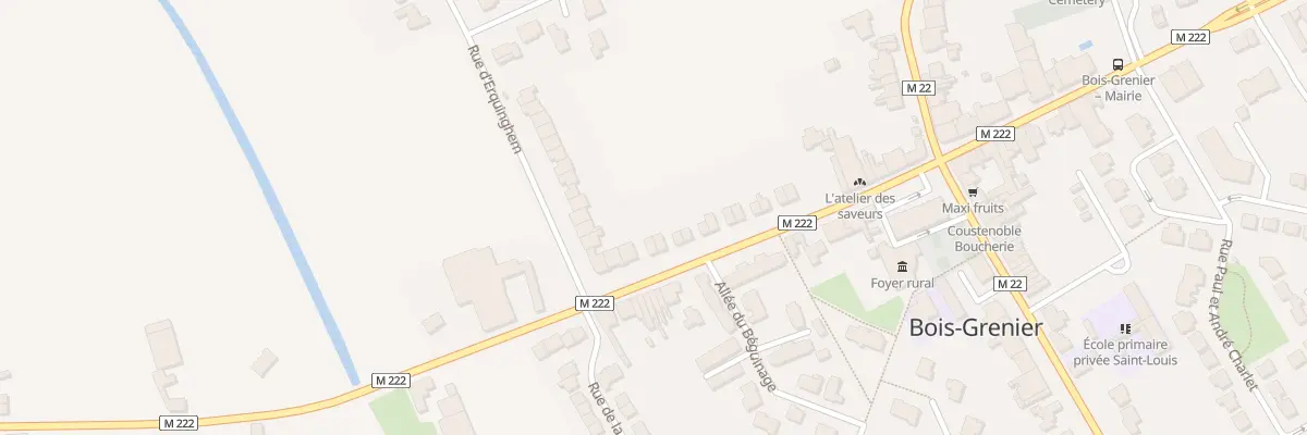 Plan du 198 Rue de Fleurbaix à Bois-Grenier