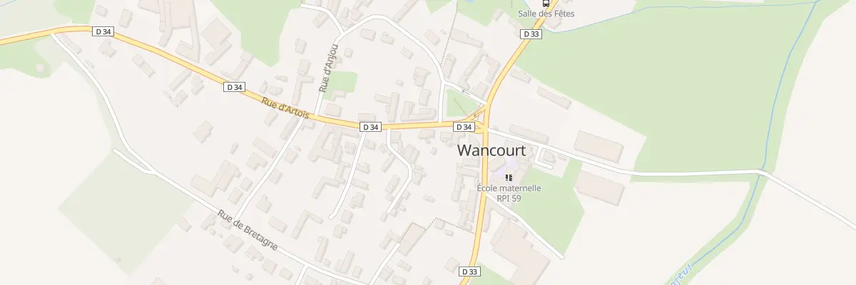 Plan du 3 Rue d’Artois à Wancourt