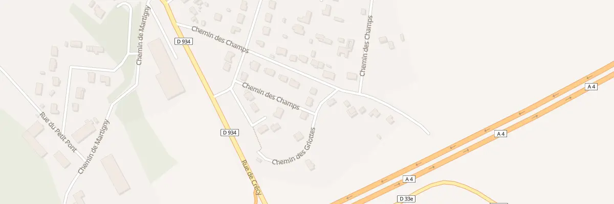 Plan du 15 Che des Griottes à Couilly-Pont-aux-Dames