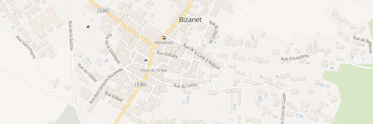 Plan du 8 Rue Voltaire à Bizanet