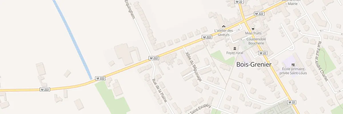 Plan du 209 Rue de Fleurbaix à Bois-Grenier