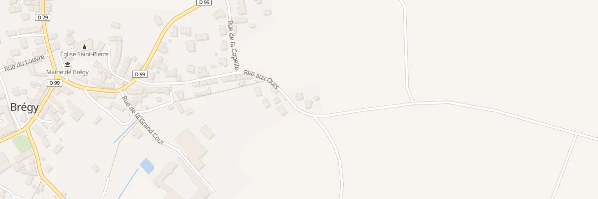 Plan du 13 Rue aux Ours à Brégy