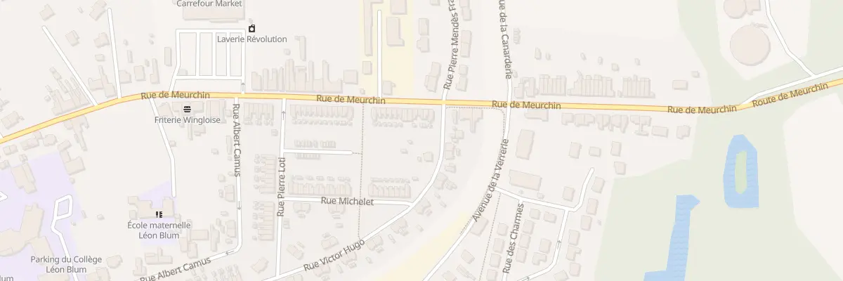 Plan du 154 Rue de Meurchin à Wingles