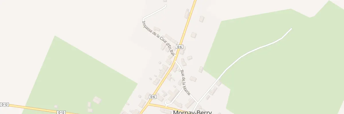 Plan du 21 Rte de la Charité à Mornay-Berry