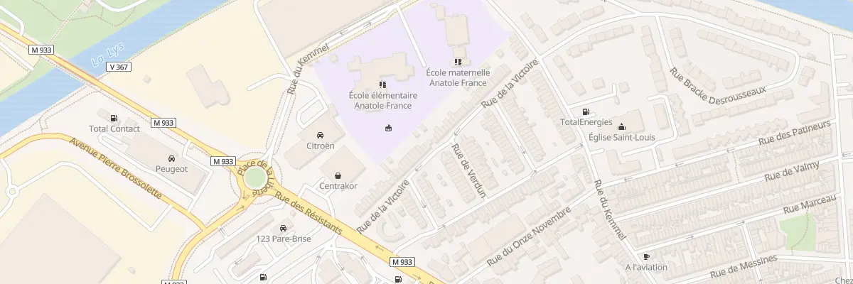 Plan du 46 Rue de la Victoire à Armentières