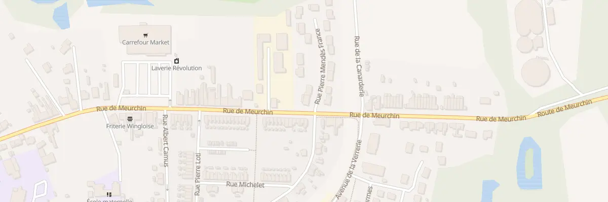 Plan du 1 Rue Mendes France à Wingles