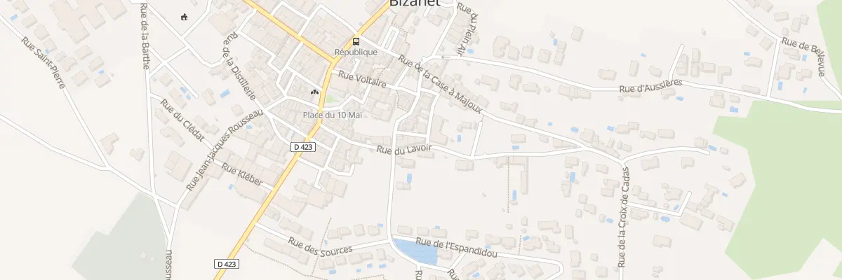 Plan du 19 Rue du Lavoir à Bizanet