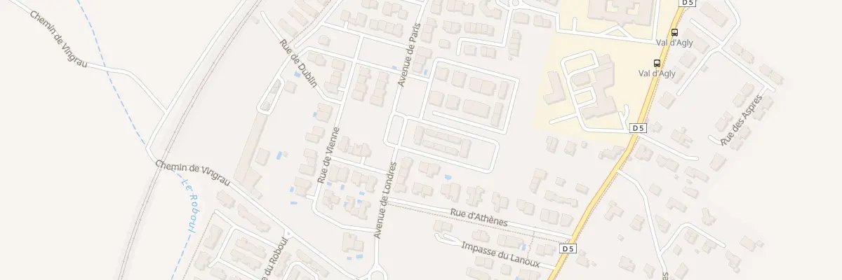 Plan du 1 Rue de Madrid à Rivesaltes