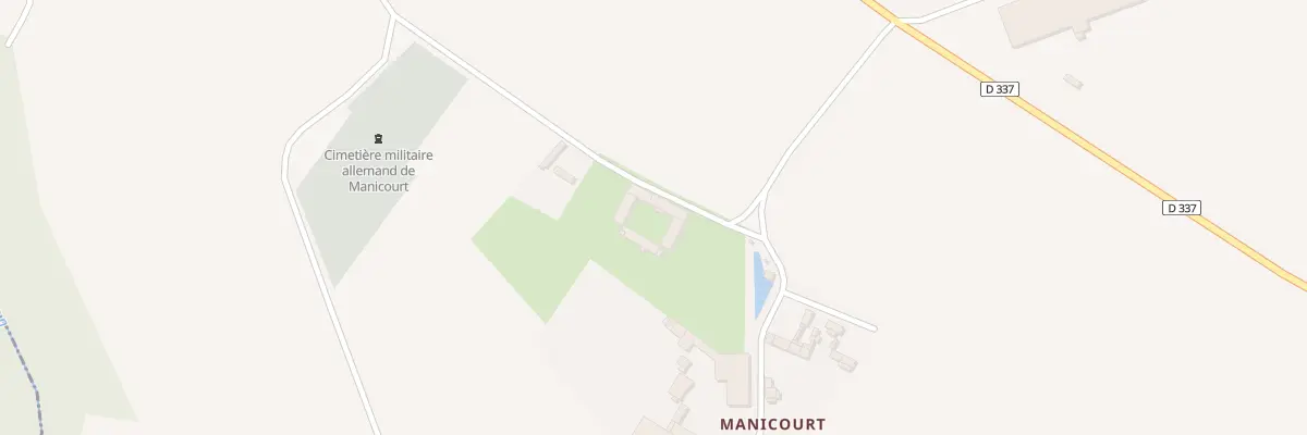 Plan du 4 Manicourt à Curchy