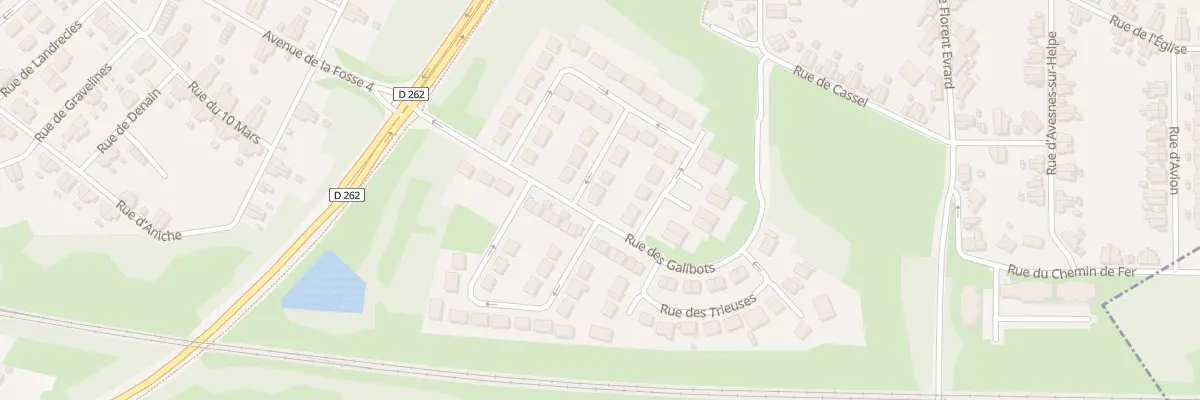 Plan du 26 Rue du Briquet à Sallaumines