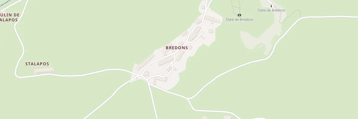 Plan du 5009 Bredons à Albepierre-Bredons