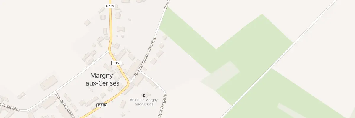 Plan du 9132 Rue des Quatre Chemins à Margny-aux-Cerises