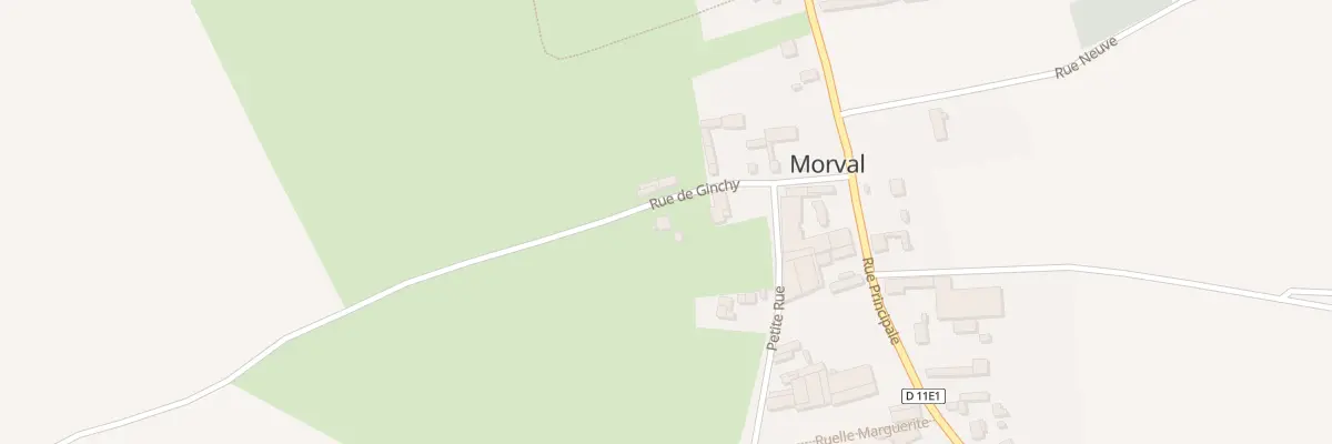 Plan du 1 Rue de Ginchy à Morval