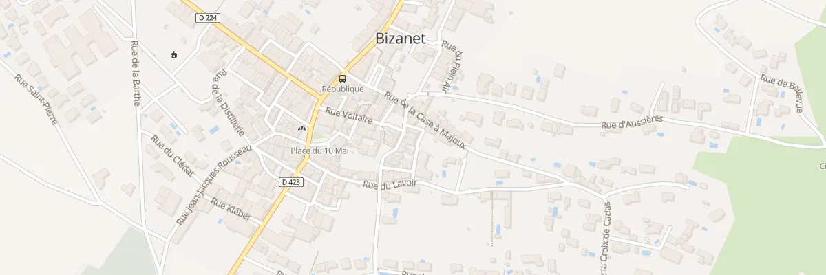 Plan du 5 Rue de la Première Fontaine à Bizanet