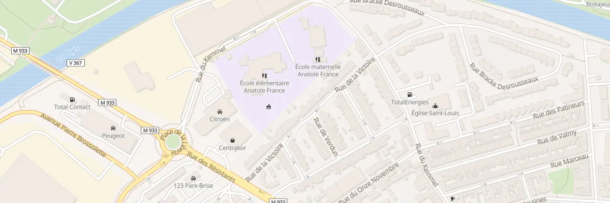 Plan du 38 Rue de la Victoire à Armentières