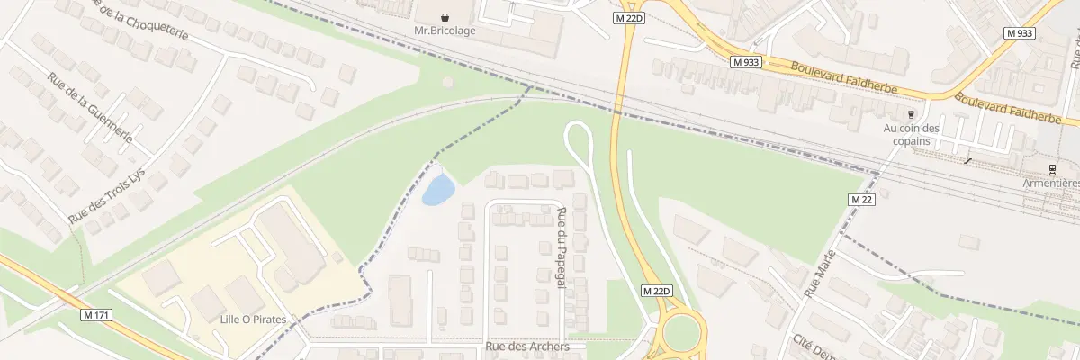 Plan du 17 Rue du Papegai à La Chapelle-d’Armentières