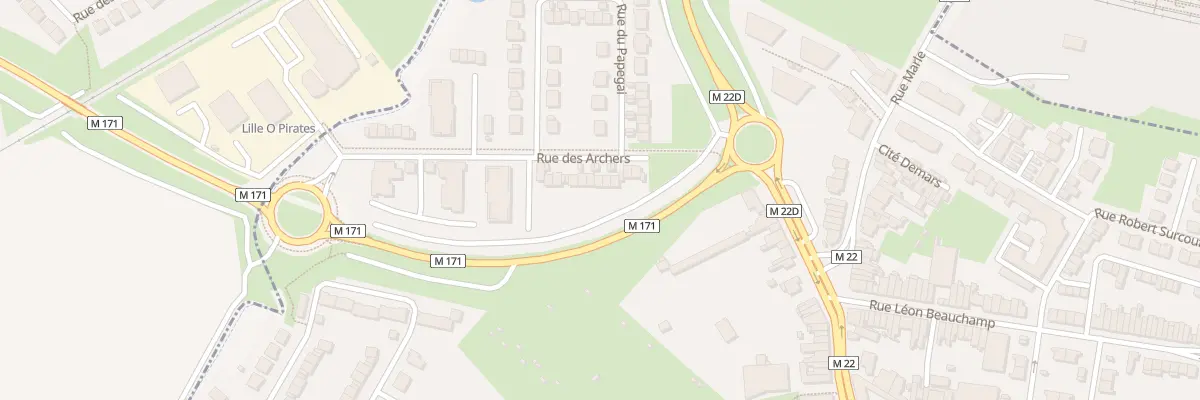 Plan du 16 Rue des Archers à La Chapelle-d’Armentières
