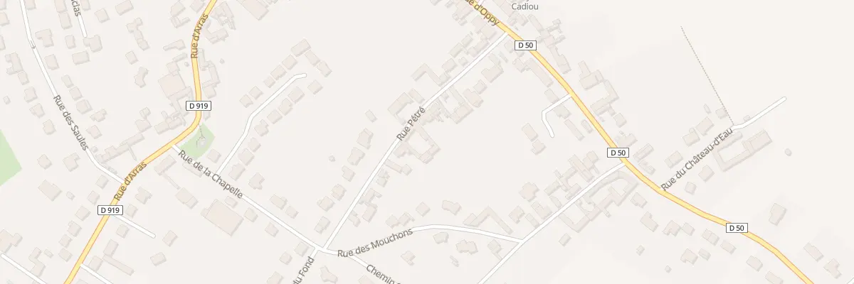Plan du 13 Rue Pétré à Arleux-en-Gohelle