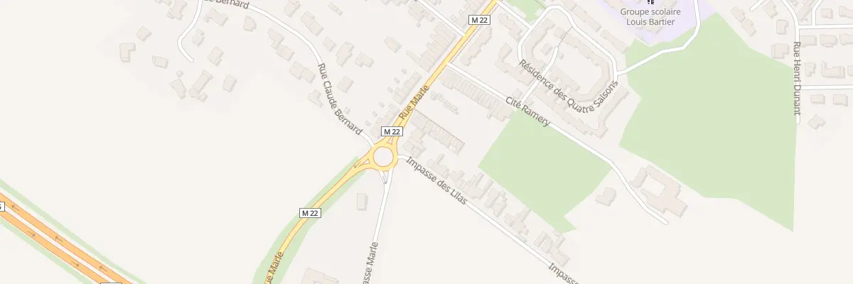 Plan du 93 Rue Marle à La Chapelle-d’Armentières