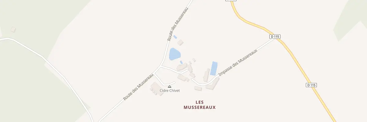 Plan du 323 Les Mussereaux à Louzouer