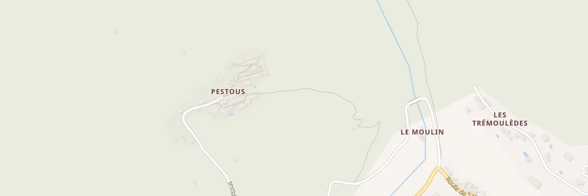 Plan du 5490F Pestous à Saint-Vincent-d’Olargues