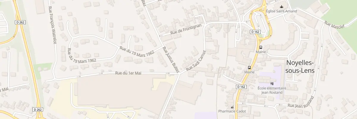 Plan du 259 Rue Sadi Carnot à Noyelles-sous-Lens
