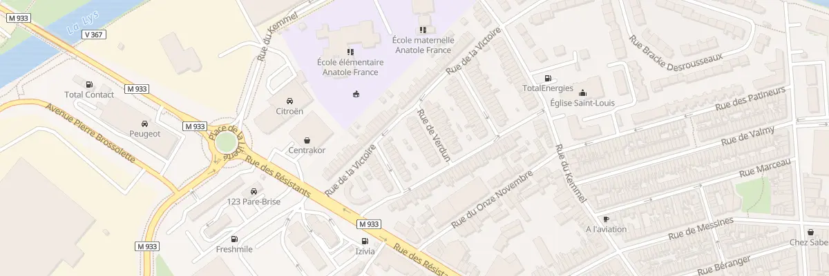 Plan du 17 Rue de Verdun à Armentières