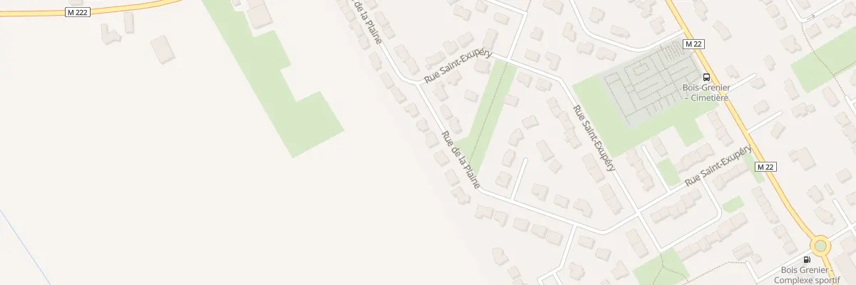 Plan du 28 Rue de la Plaine à Bois-Grenier