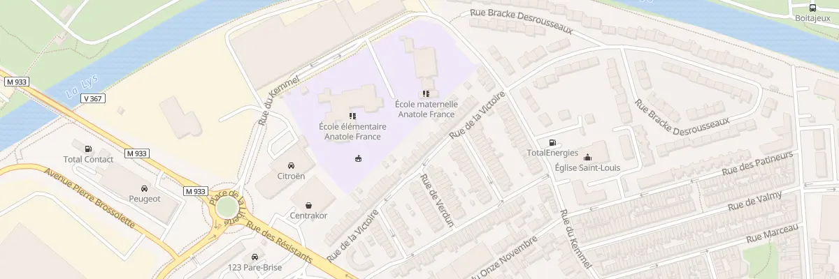 Plan du 30 Rue de la Victoire à Armentières