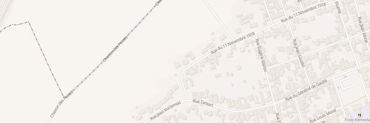 Plan du 83 Rue du 11 Novembre à Annay