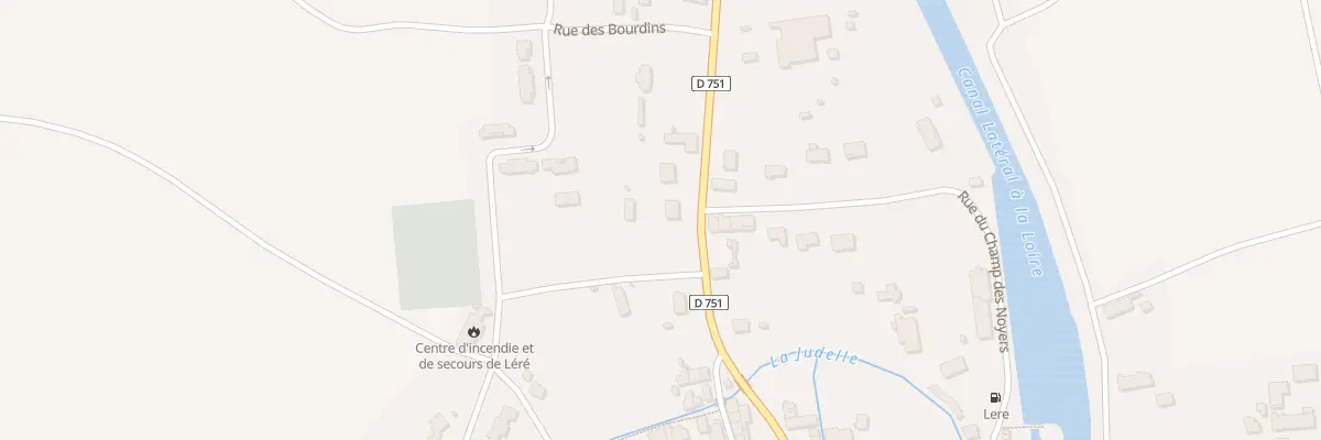 Plan du 4 Rte de Gien à Léré