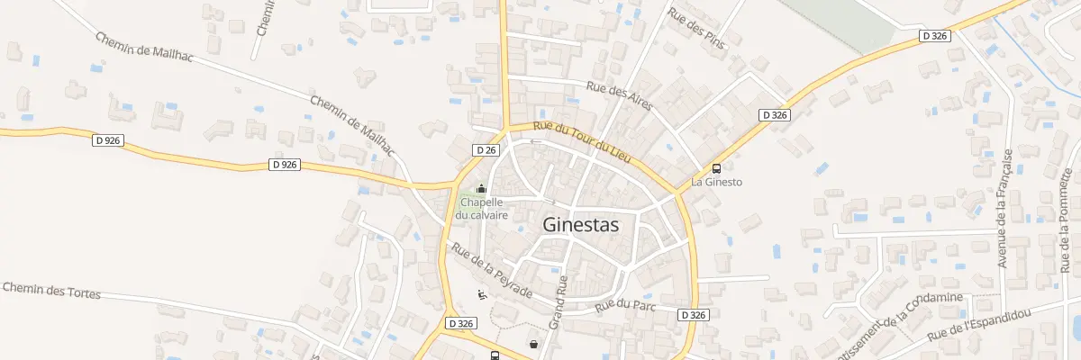 Plan du 1 Imp Occitane à Ginestas