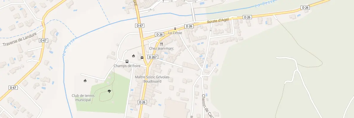 Plan du 6 Rue de la Cave Coopérative à Bize-Minervois