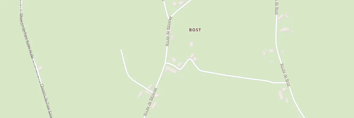 Plan du 5030A Village de Bost à Saint-Bonnet-de-Four